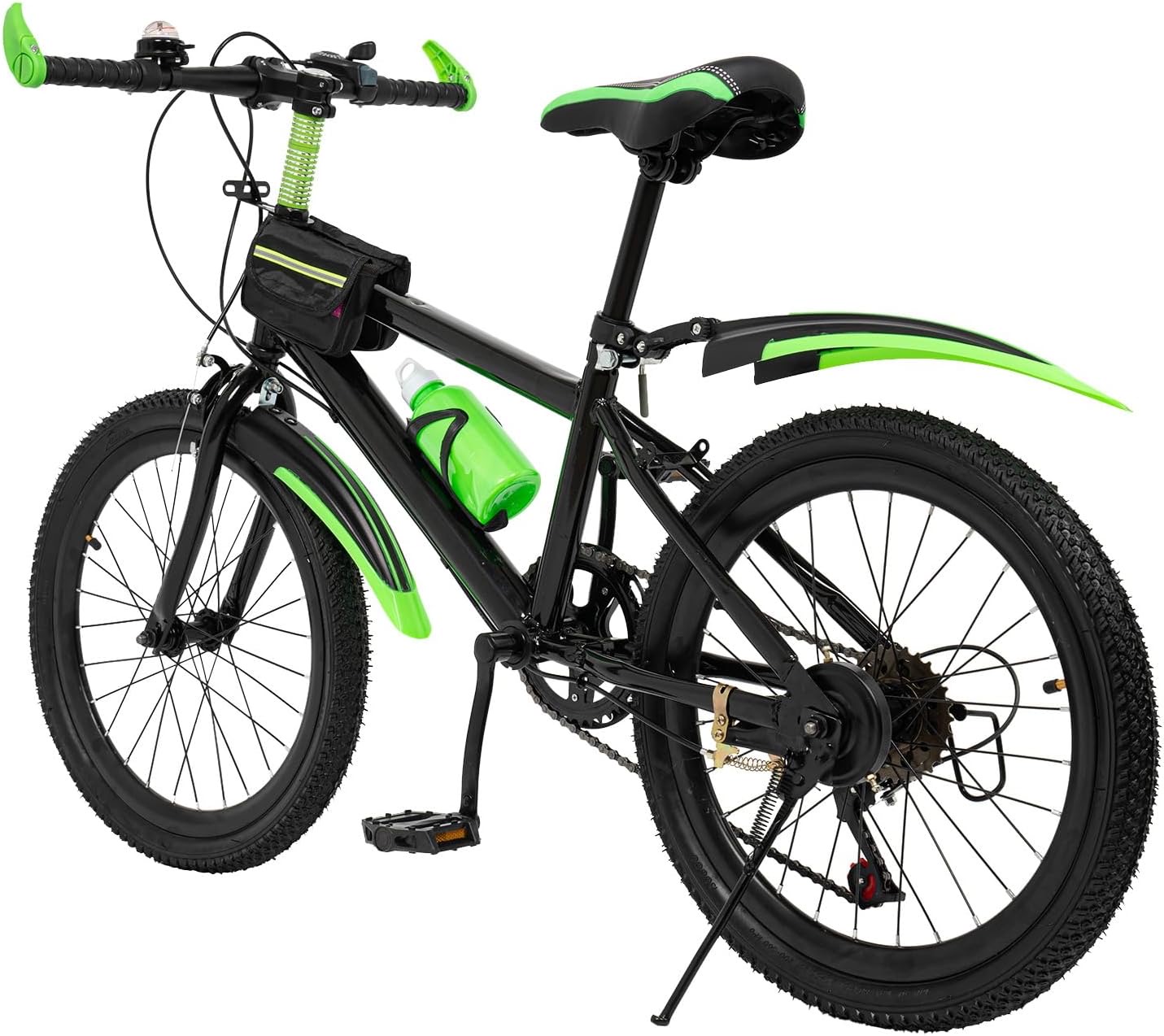 20 Zoll Mountainbike, 7 Gang Mountainbike für Jungen & Mädchen (Rot)