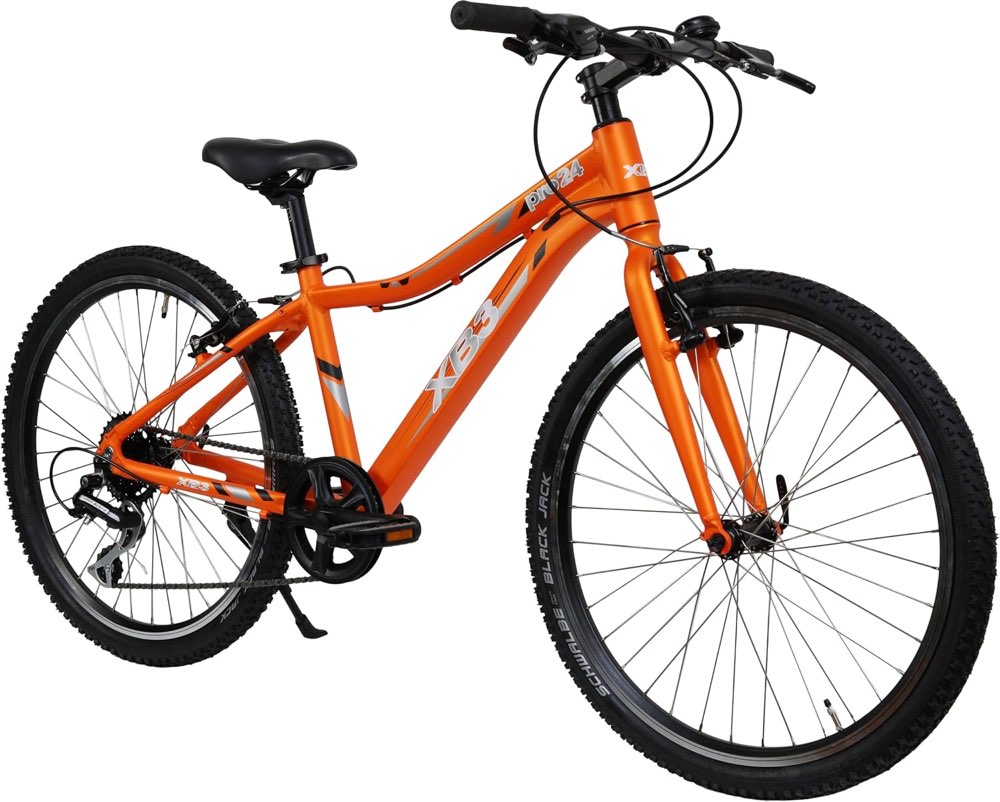 XB3 Kinderfahrrad 24 Zoll Acera 8-Gang, Orange – Testsieger Kinderfahrrad 24 Zoll