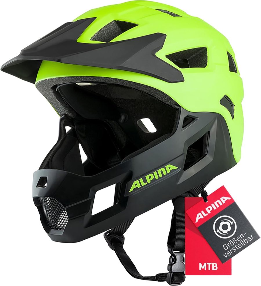 ALPINA Rupi Fullface, be visible matt