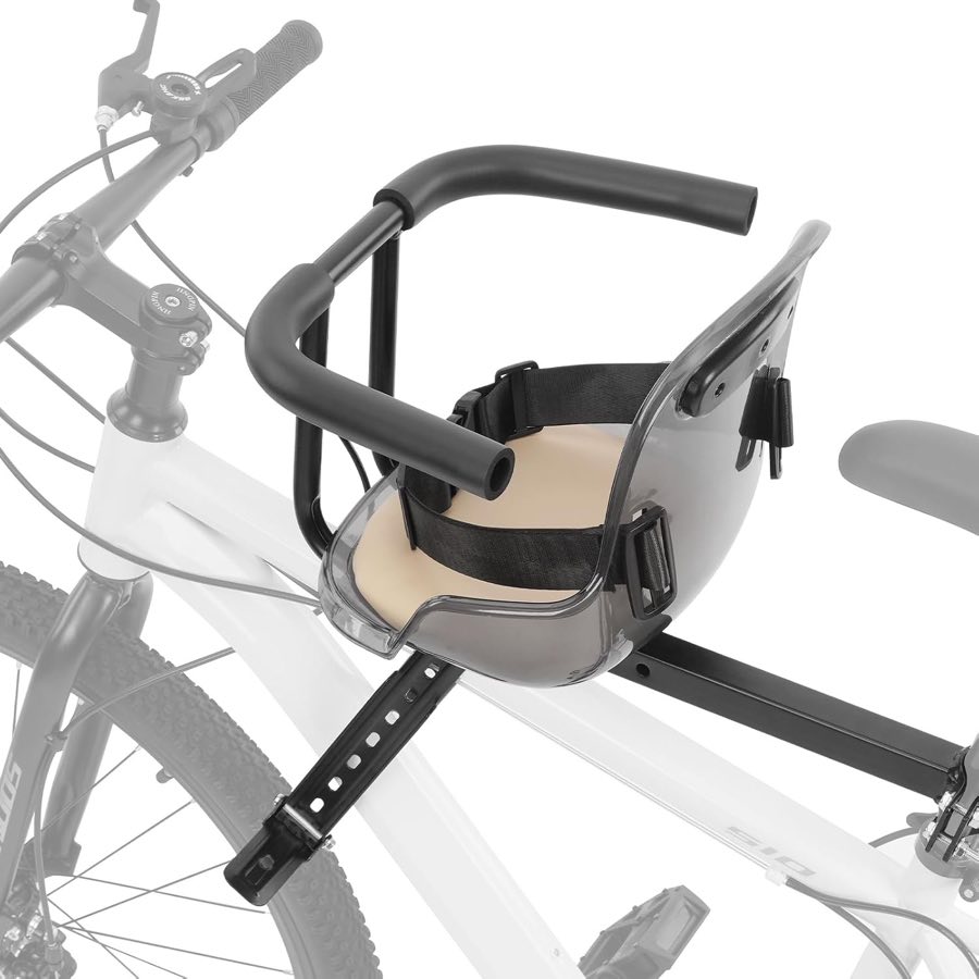 FORTOP Kindersitz vorne mit Gurt und Handlauf