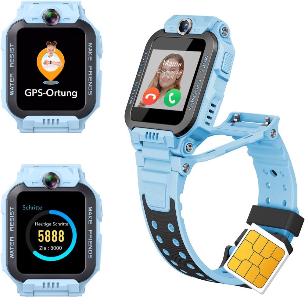 imoo imoo Z7 Smartwatch Kinder mit GPS (Blau)