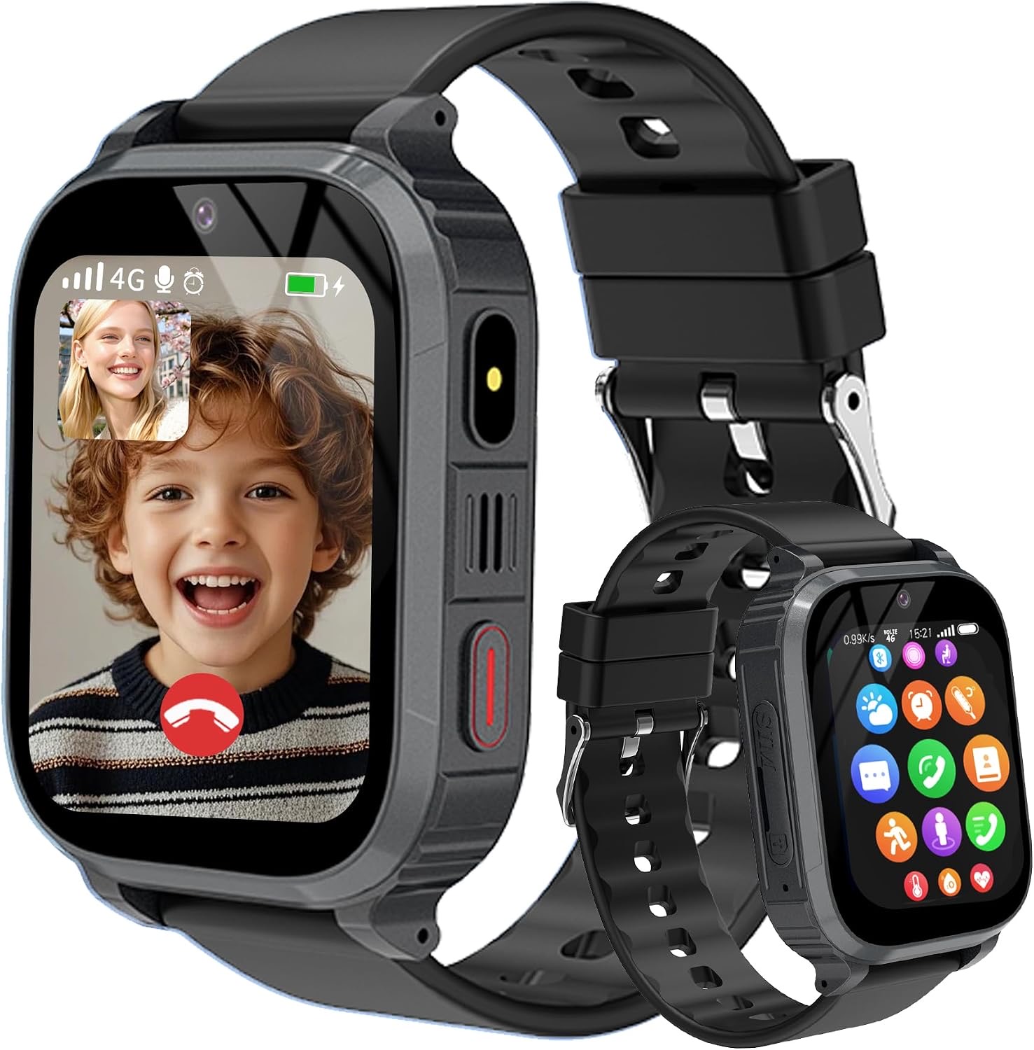 4G-Kinderuhr GPS Schulmodus IP68