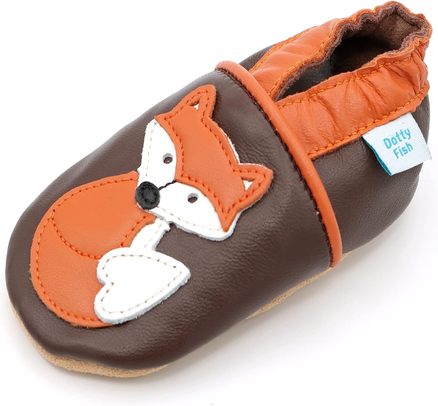 Dotty Fish Babyschuhe Weichleder
