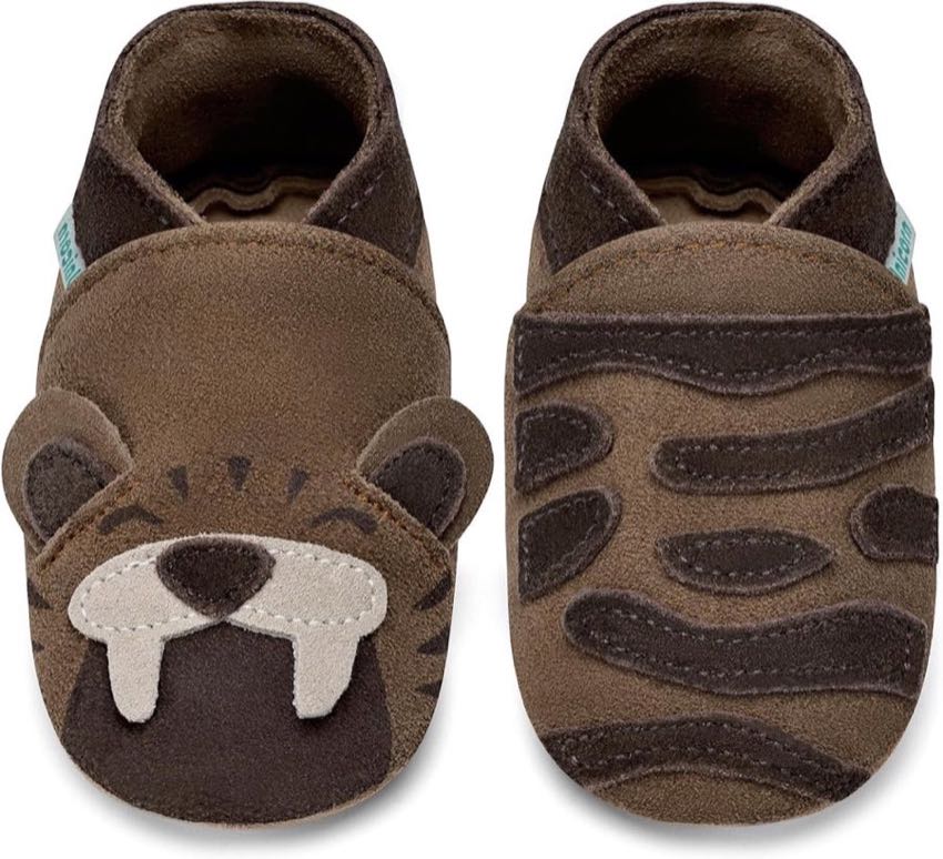 IceUnicorn Lauflernschuhe Baby Krabbelschuhe Lederschlappen Babys Jungen Mädchen Weicher Lederpuschen
