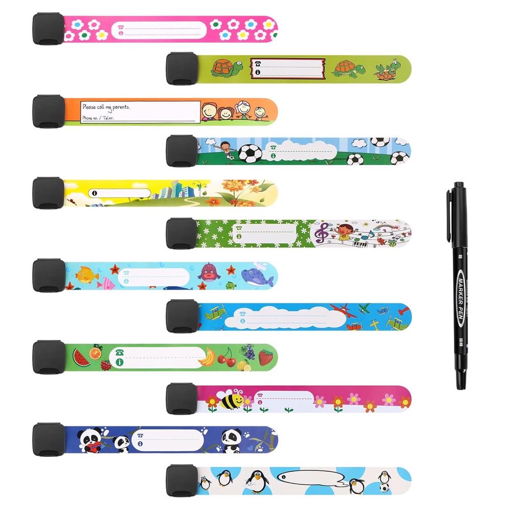 Vicloon Vicloon Notfall-Armband 12er-Set