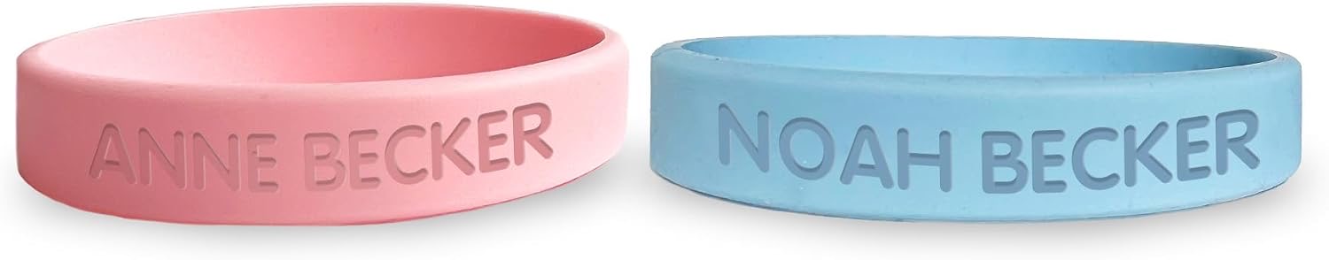 gutmarkiert SOS-Armband 2er-Set