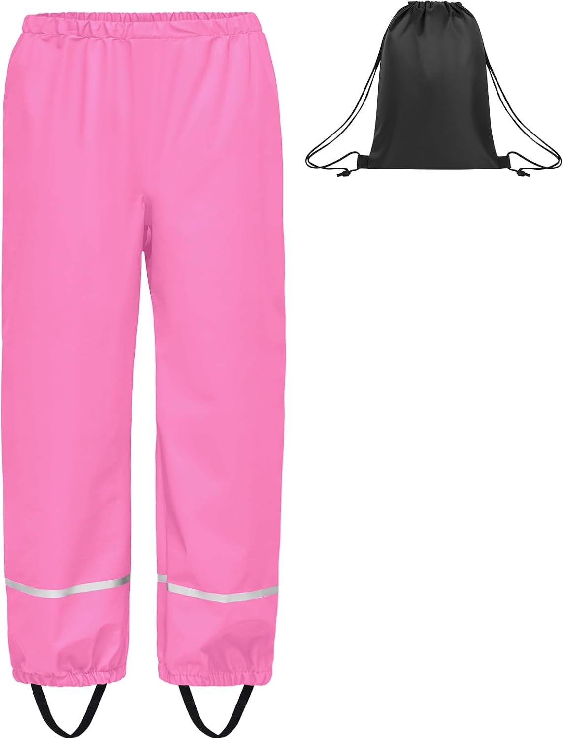 Leichte Regenbundhose mit Reflex