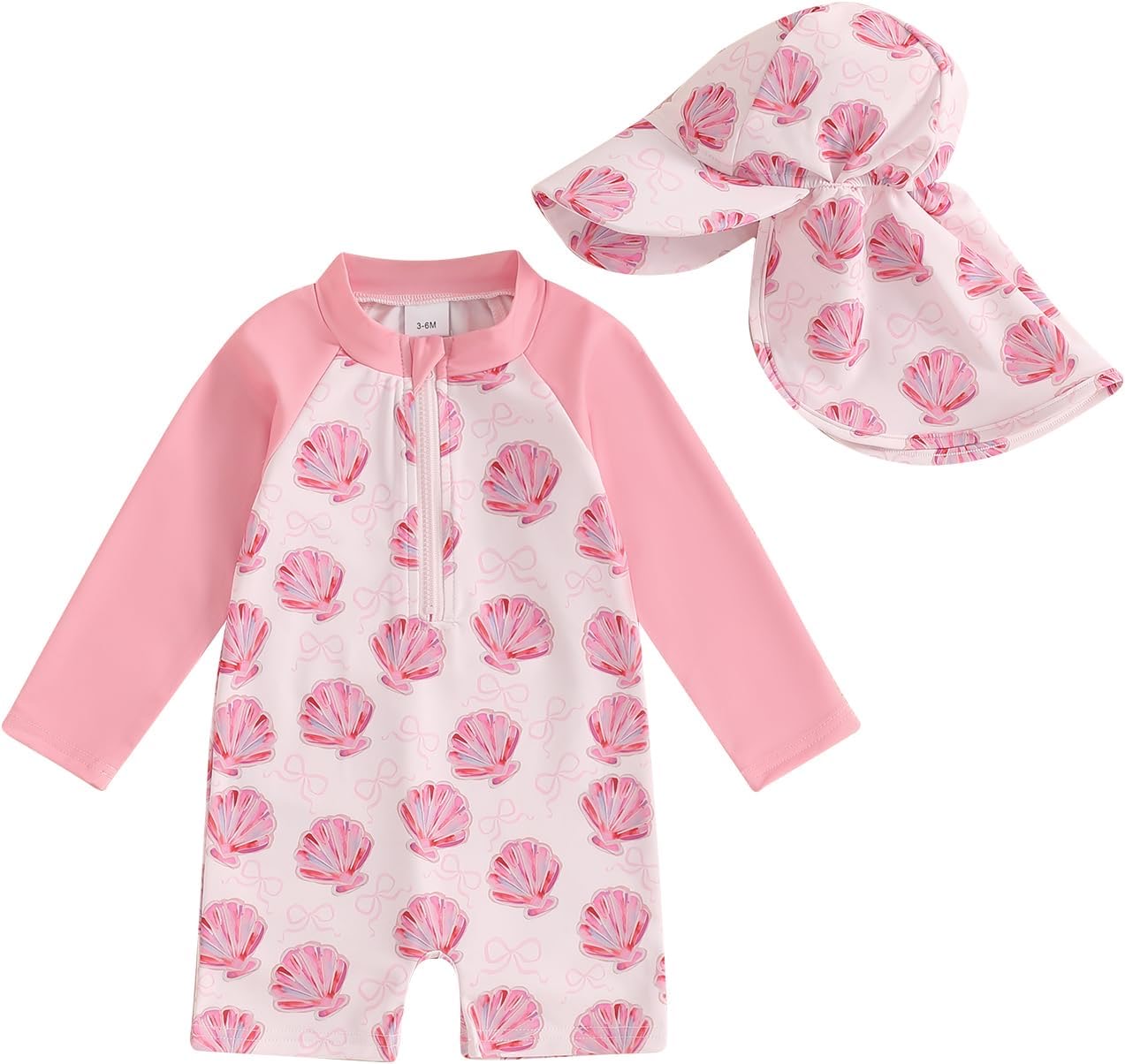 Baby-Einteiler mit Sonnenhut