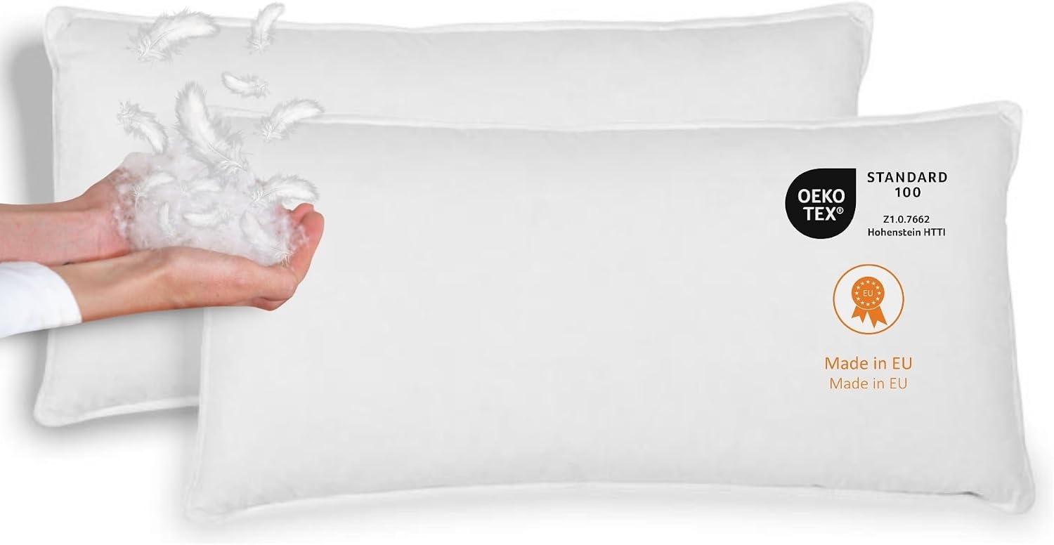 sleepling sleepling 2er Set Daunenkissen 40x80 - Produktbild