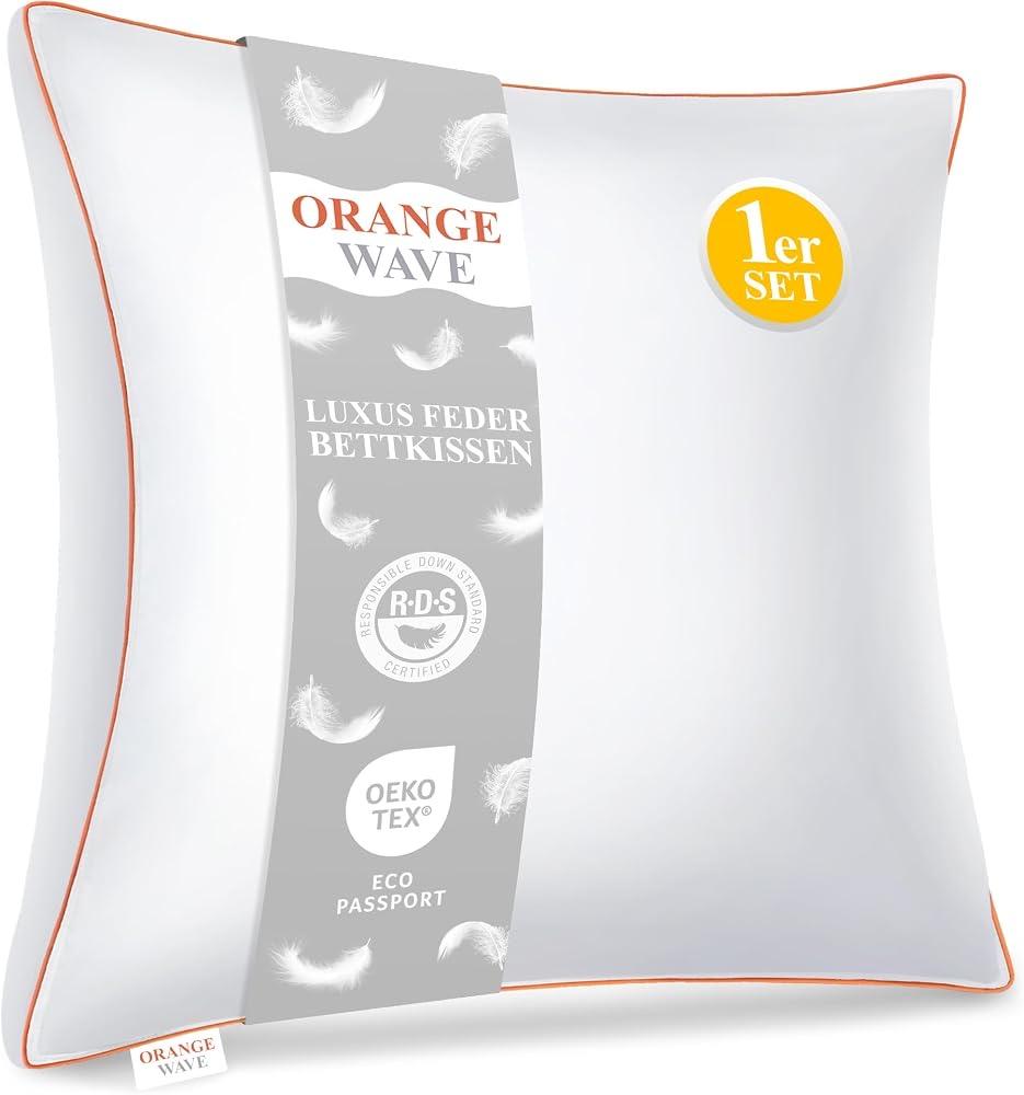 Orange Wave Orange Wave Hybrid-Daunenkissen 80x80 - Produktbild