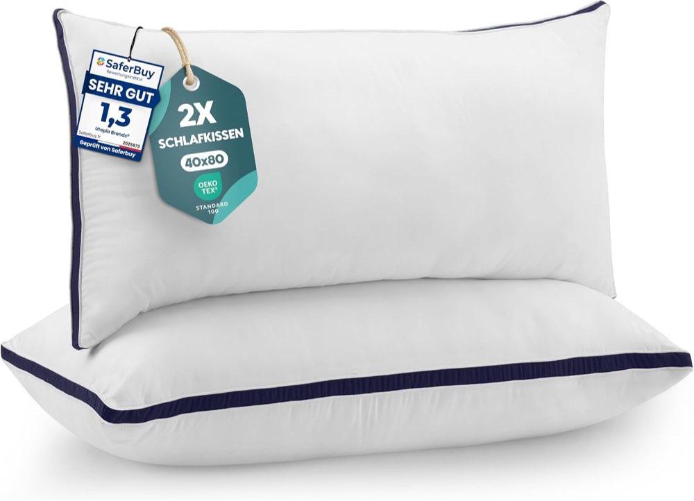 Utopia Bedding Utopia Bedding Kopfkissen 40x80 2er Set - Produktbild
