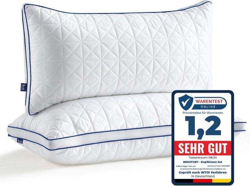 BedStory BedStory Kopfkissen 40x80, 2er Set - Produktbild