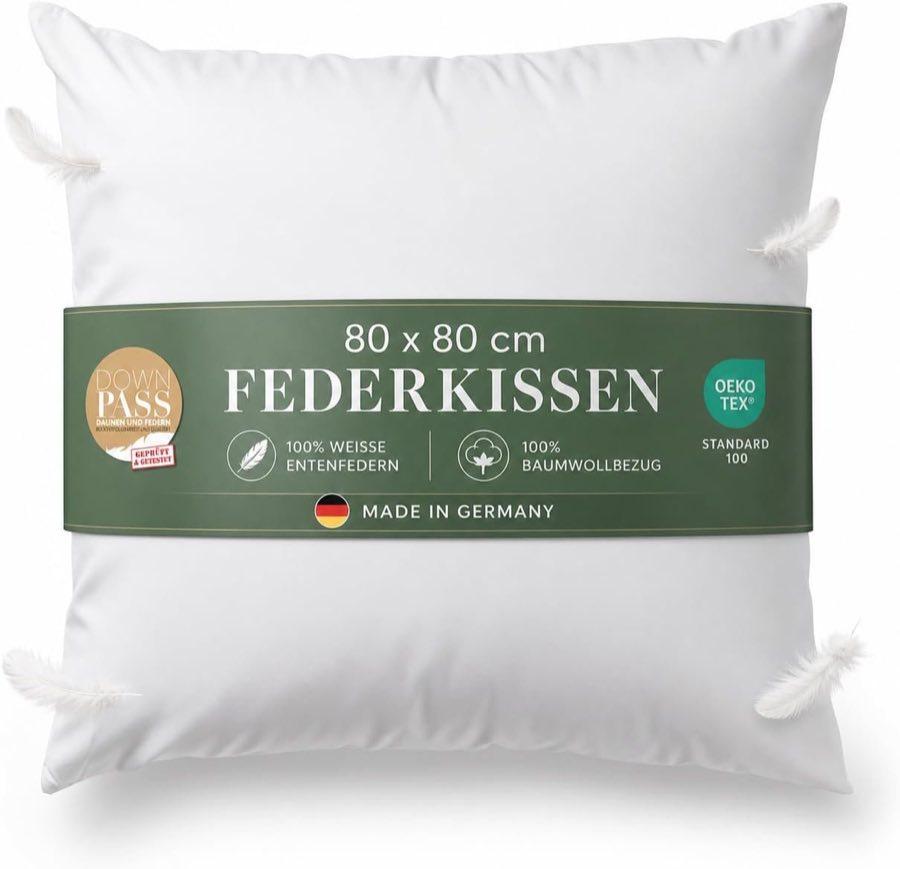 Bestlivings Federkissen 80x80