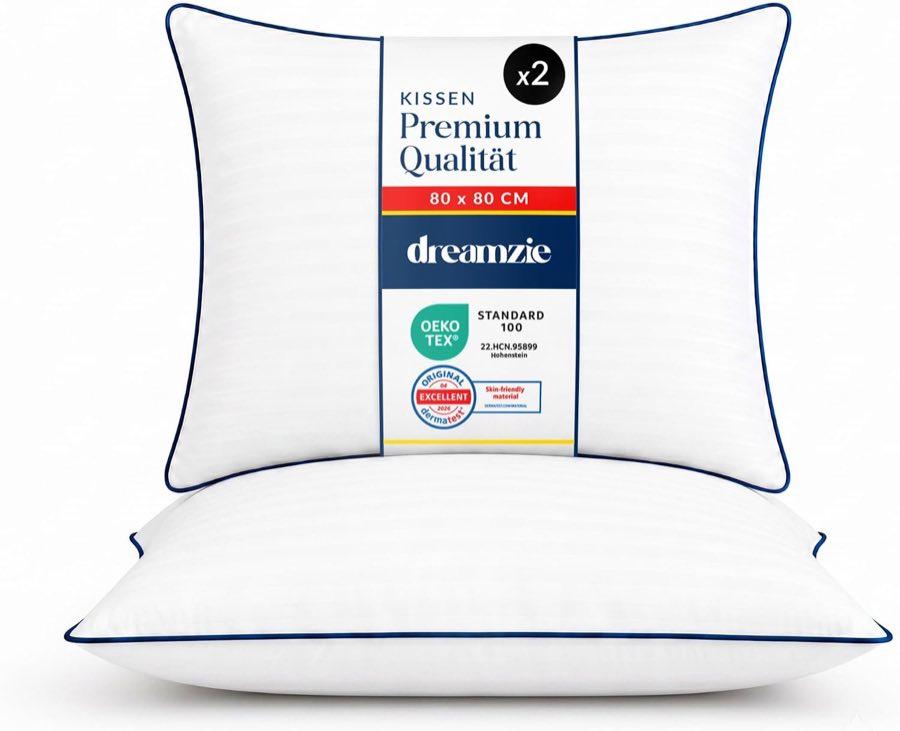 Dreamzie Kopfkissen 80x80, 2er-Set