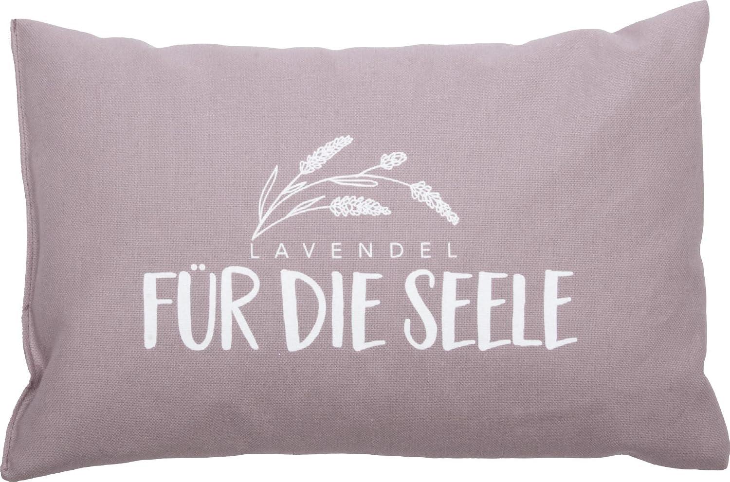 Herbalind Lavendelkissen Für die Seele Schurwolle & Lavendel Flieder Größe 30x20 cm
