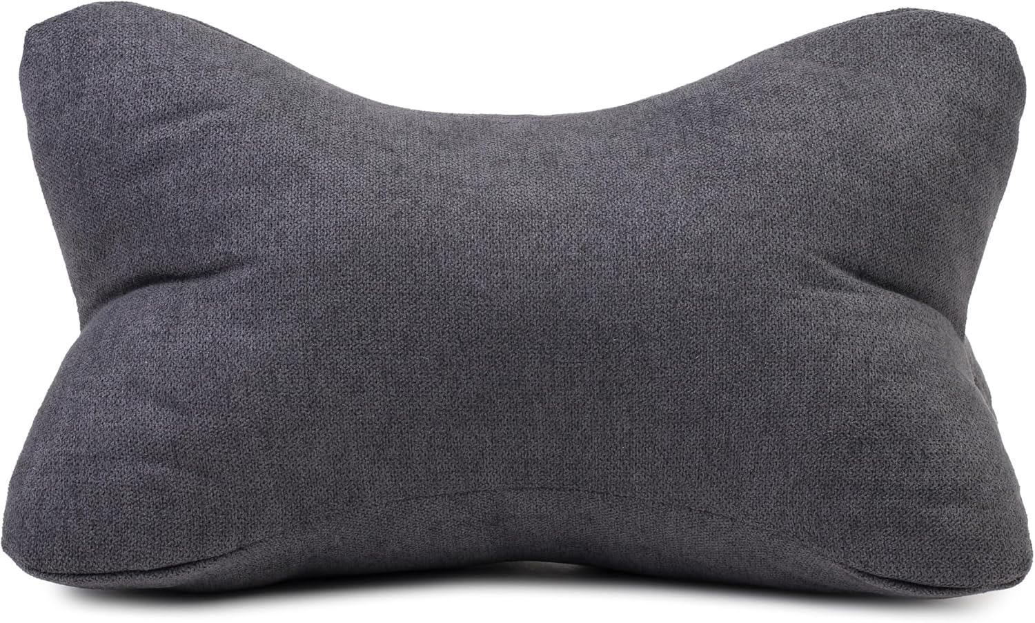Gözze - Kuschelweiches Lesekissen Darco, Ideal als Sofakissen oder Leseknochen, 40 x 25 cm - Anthrazit