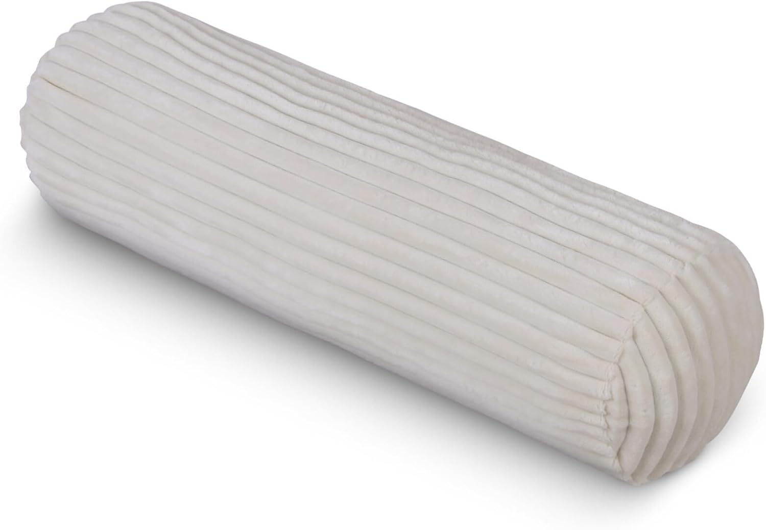 Bestlivings Kissenrolle XXL, 20 × 70 cm, Cord, Creme