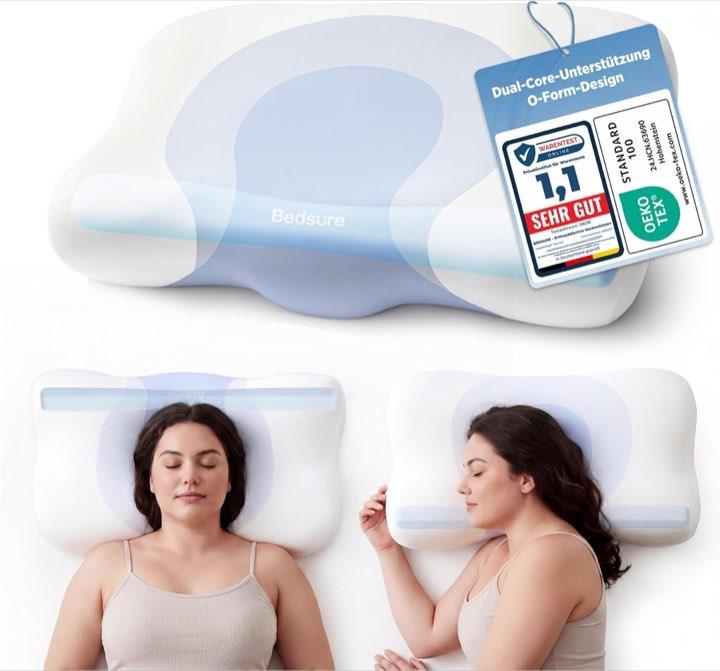BEDSURE Orthopädisches Kopfkissen Memory Foam