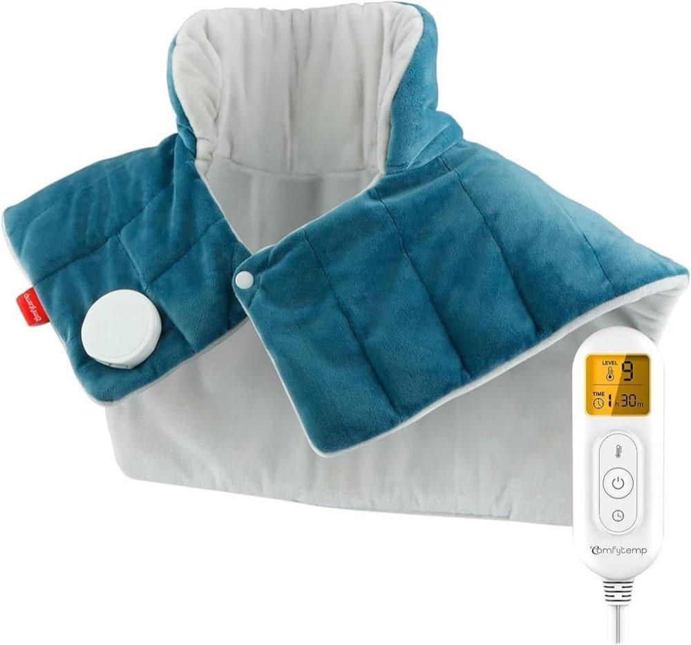 Comfytemp Heizkissen für Nacken Schulter mit 9 Wärmestufen Nackenwärmer