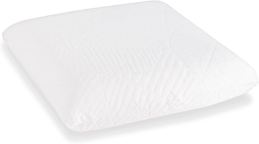 TUUR® Ergonomisches Premium Kopfkissen 60 x 60 cm - 100% Naturlatex Anti-Allergisch - Orthopädische Nacken und Rückenstütze mit Bio-Baumwolle und Viskose Bezug - Atmungsaktiv und Langlebig