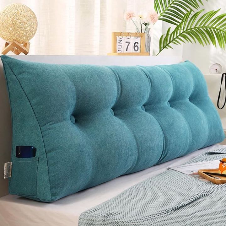 Rückenkissen Abnehmbar Dreieckiges Lendenkissen für Bett Sofa