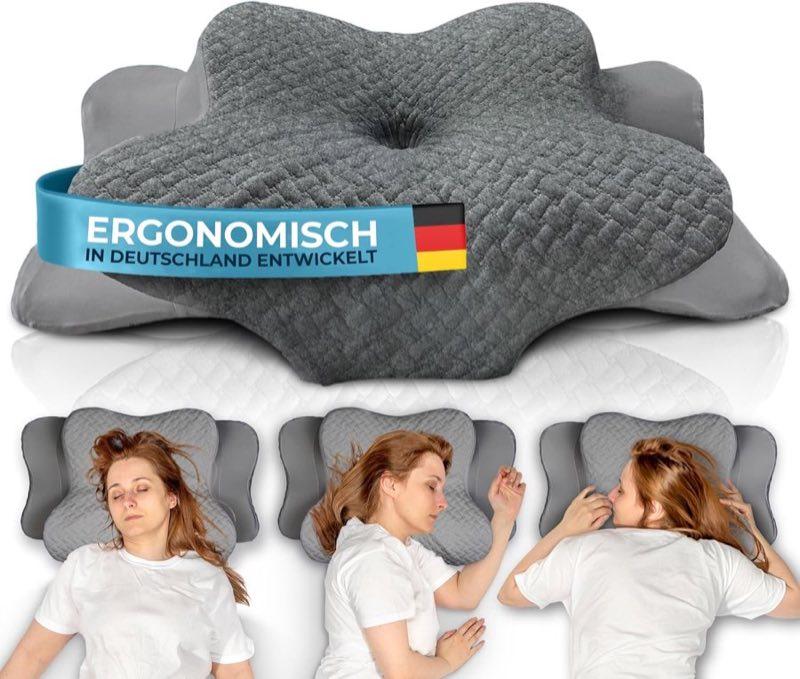 Glückstoff Ergo-Kissen Grau