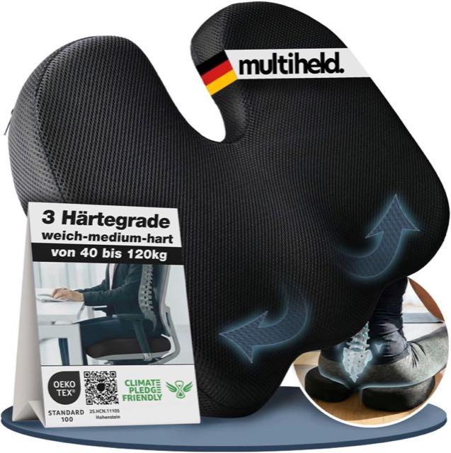 Sitzkissen orthopädisch Memory Foam – Weich 40–65 kg