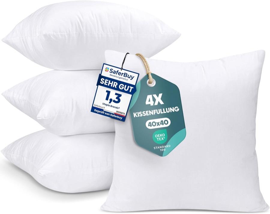 Utopia Bedding Utopia Bedding Innenkissen 40×40, 4er - Produktbild
