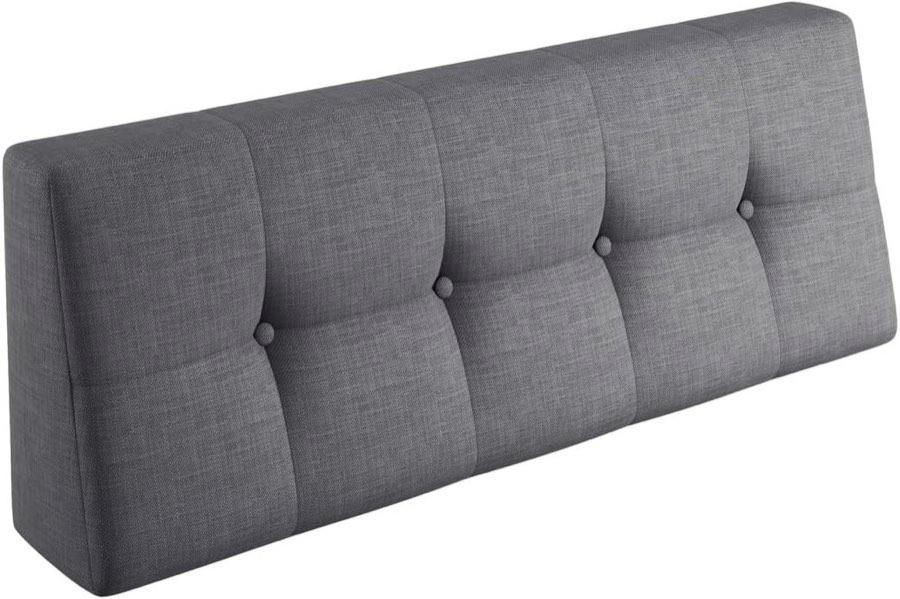 sunnypillow sunnypillow Palettenkissen Rückenkissen 120x40x20/10 cm Grau - Produktbild