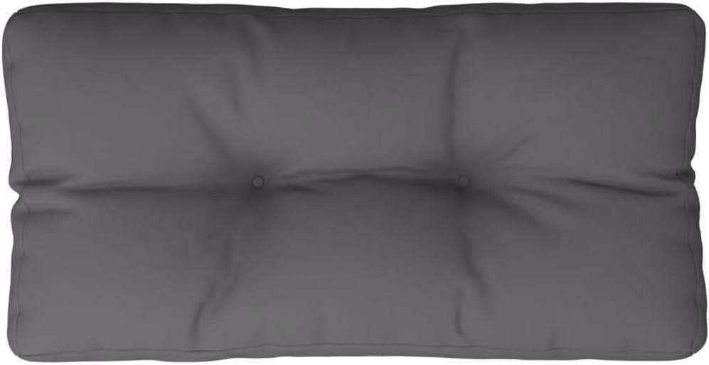 vidaXL Palettenkissen Anthrazit 80x40x12 cm