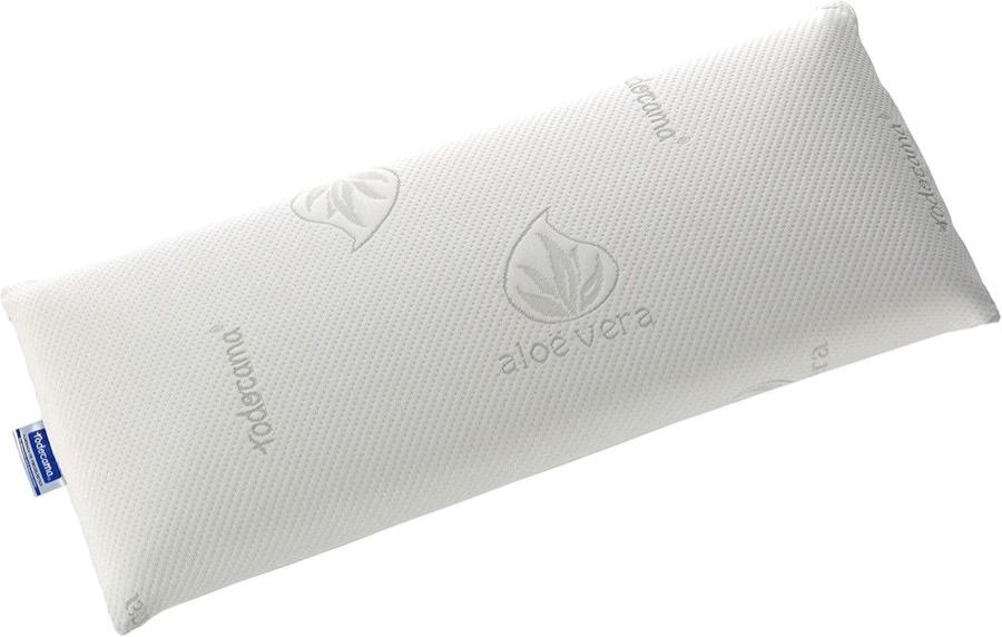 Todocama - Viskoelastisches Kissen, 80 cm Kern kompakt, doppelter Bezug mit Reißverschluss, Aloe-Vera-Gewebe, thermoregulierbar, anpassbar an den Hals.