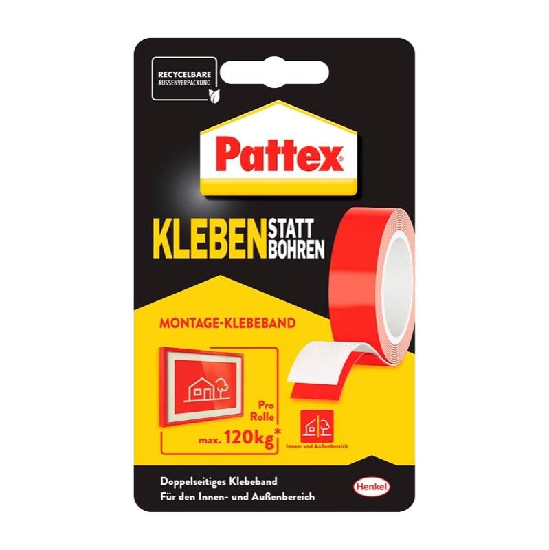 Pattex Kleben statt Bohren, 19 mm × 1,5 m
