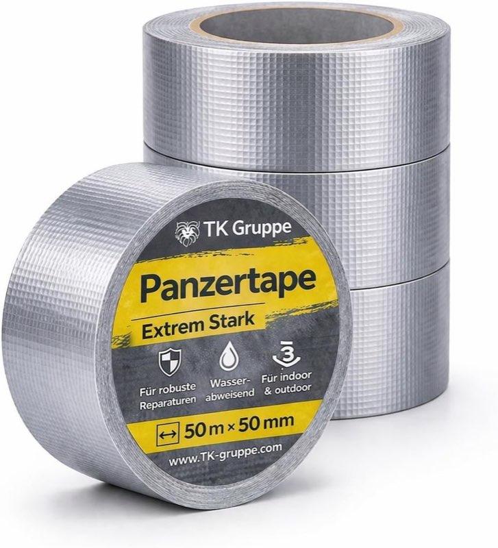 TK Gruppe Panzertape silber, 4 Rollen