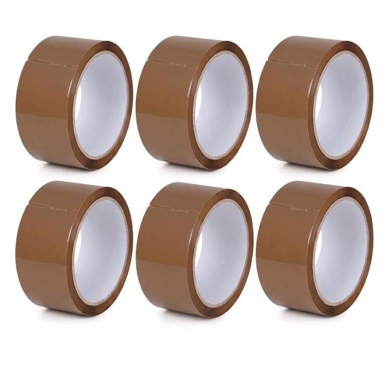 PAKICO Packband braun, 6 Rollen