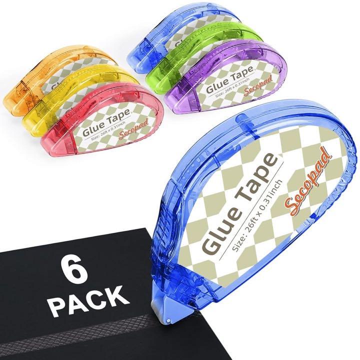 Secopad Kleberoller, 6 Stück, dunkle Farben