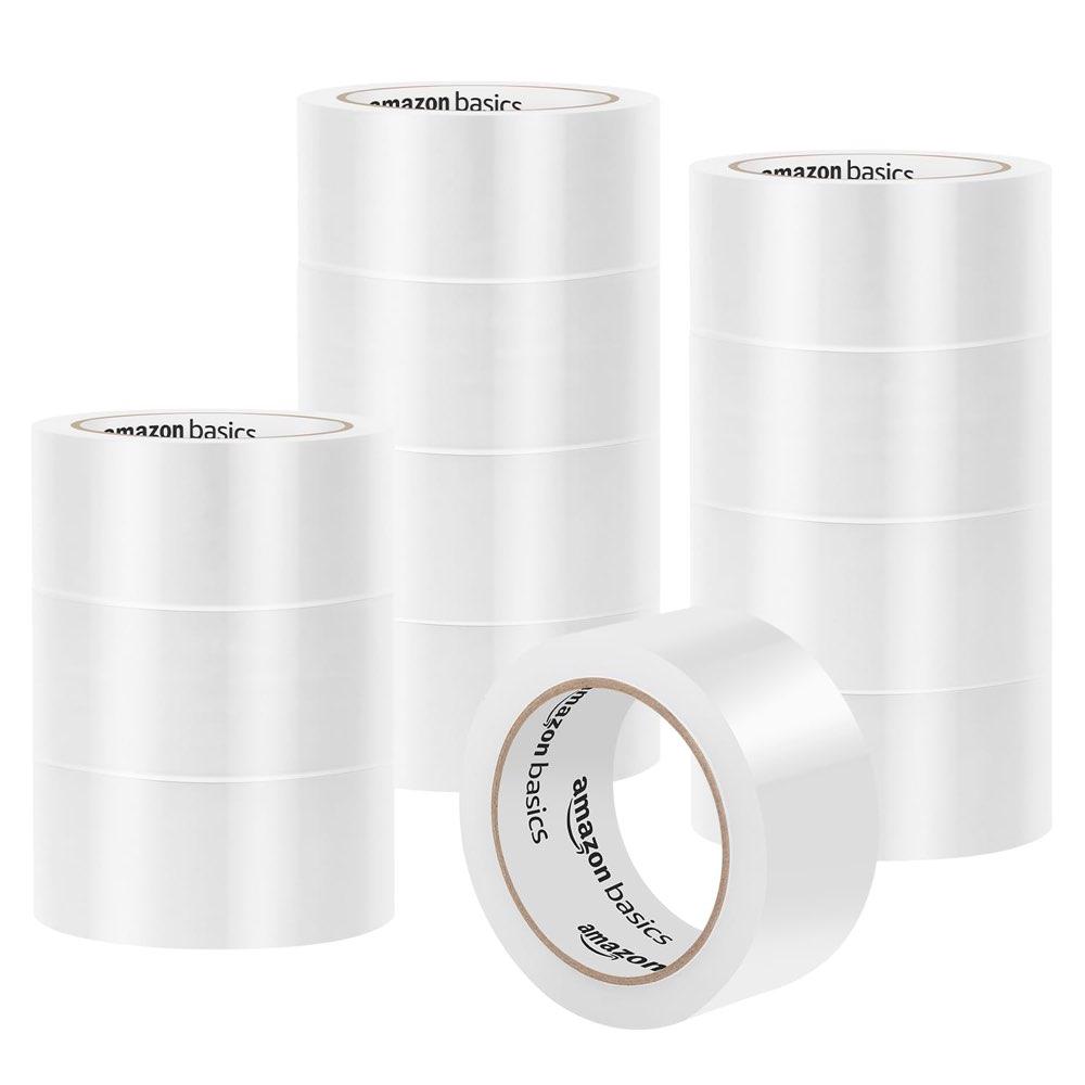 Amazon Basics Transparent, 12 Rollen