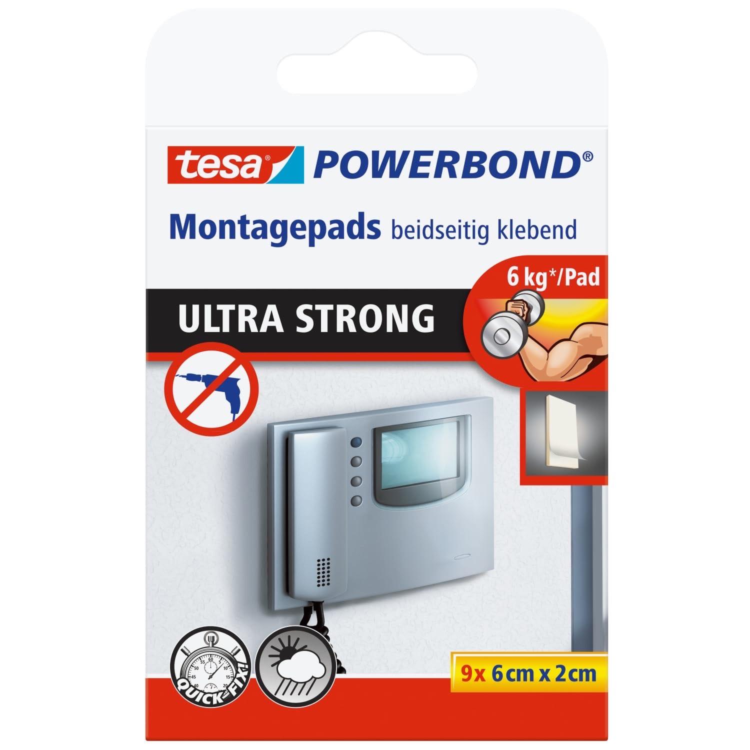 tesa tesa Powerbond Ultra Strong Pads, 9 Stück