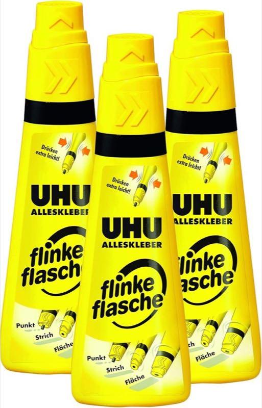 UHU UHU Alleskleber flinke Flasche, 3 × 35 g - Produktbild
