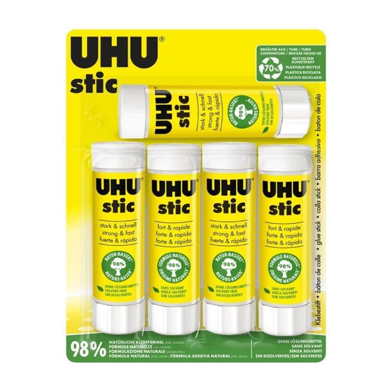 UHU UHU stic, 5 × 40 g - Produktbild