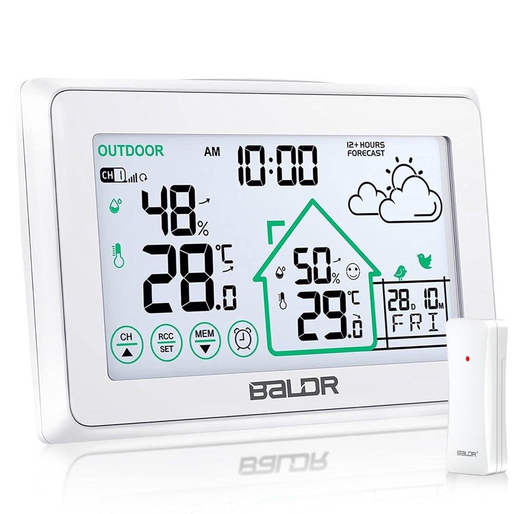 BALDR CH-340WH weiß LCD DCF