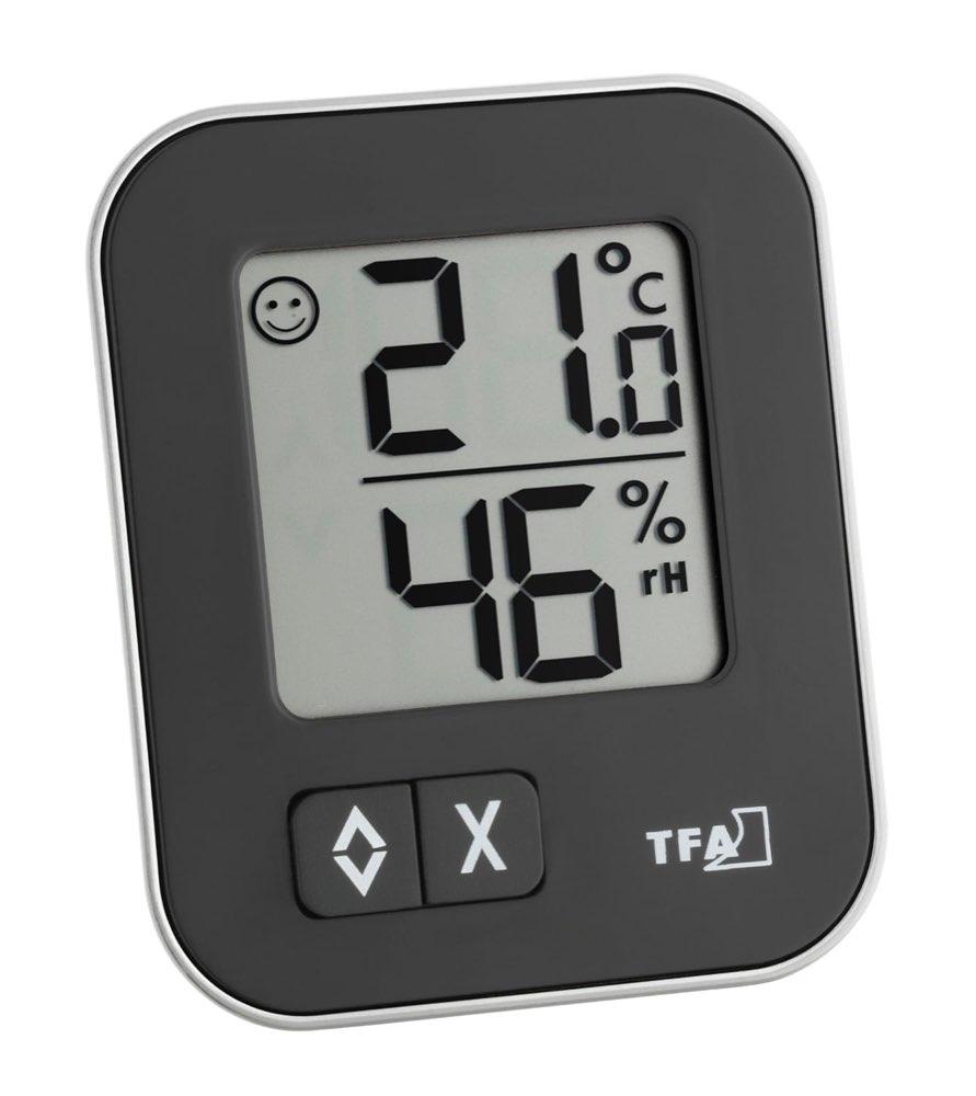 TFA Moxx Thermo-Hygrometer schwarz