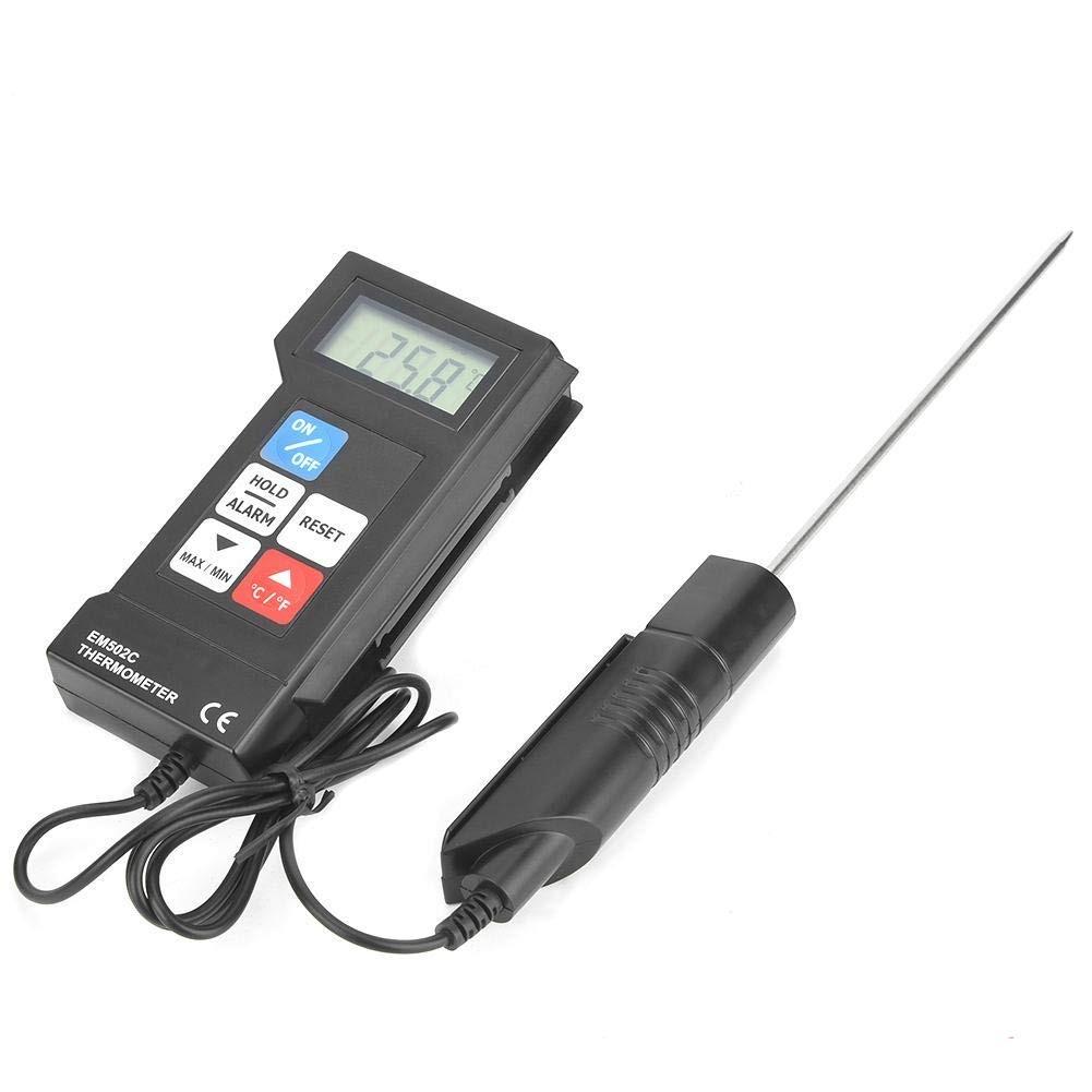 Walfront EM502C Thermometer mit Fühler