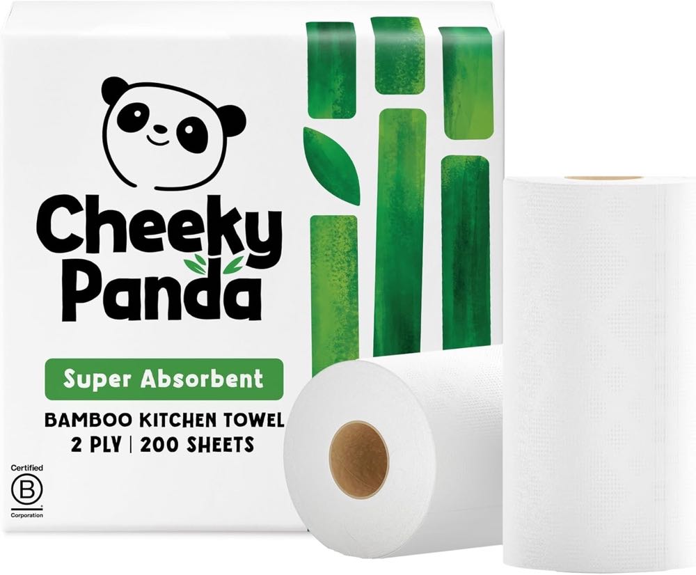 The Cheeky Panda Küchenrolle Bambus 2 Rollen