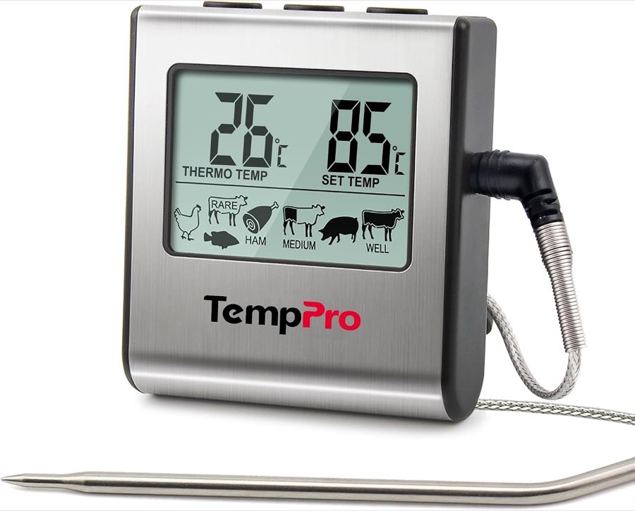 TempPro TP16 Digitales Bratenthermometer Leave-in – Testsieger im Bratenthermometer-Vergleich