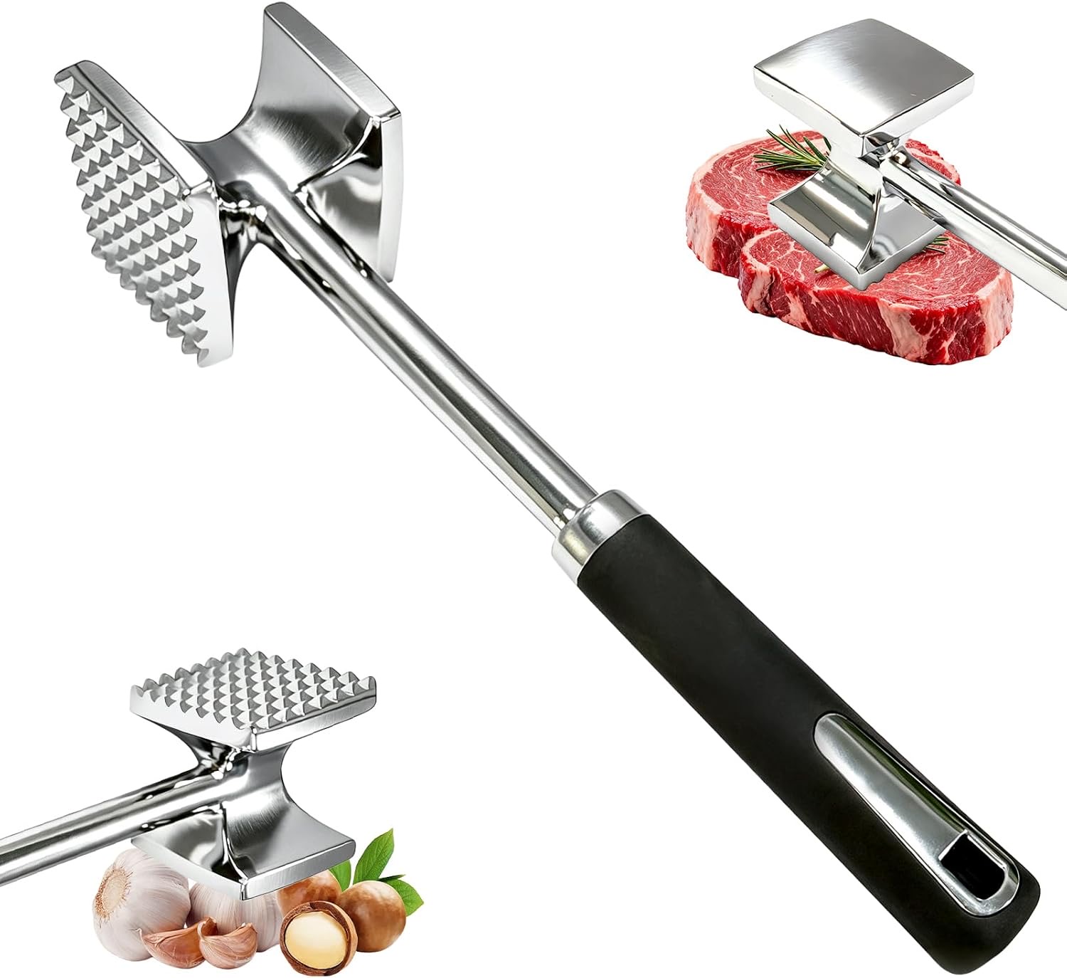 Fleischhammer Edelstahl 27 cm doppelseitig