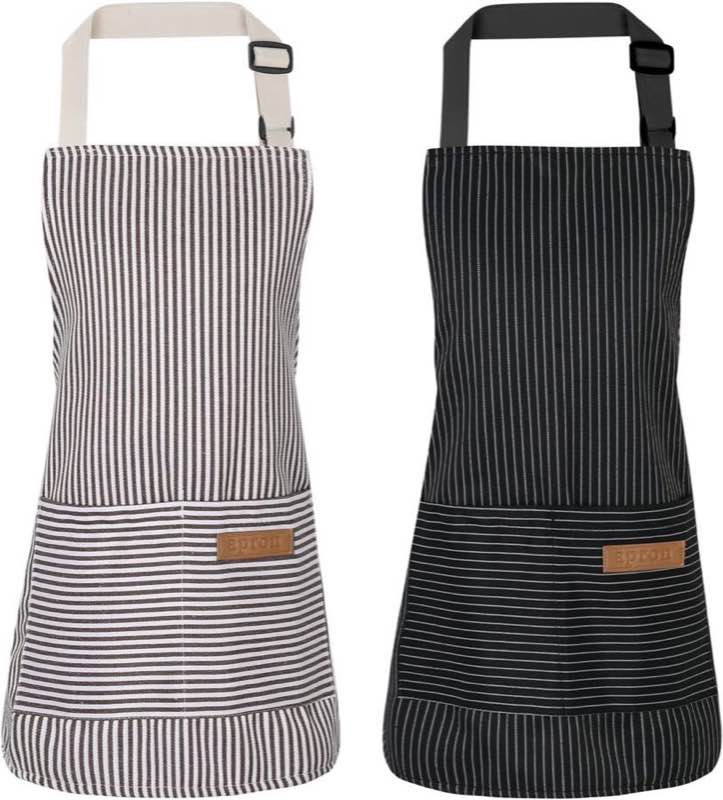 2 Stück Kinderschürze verstellbar mit Taschen