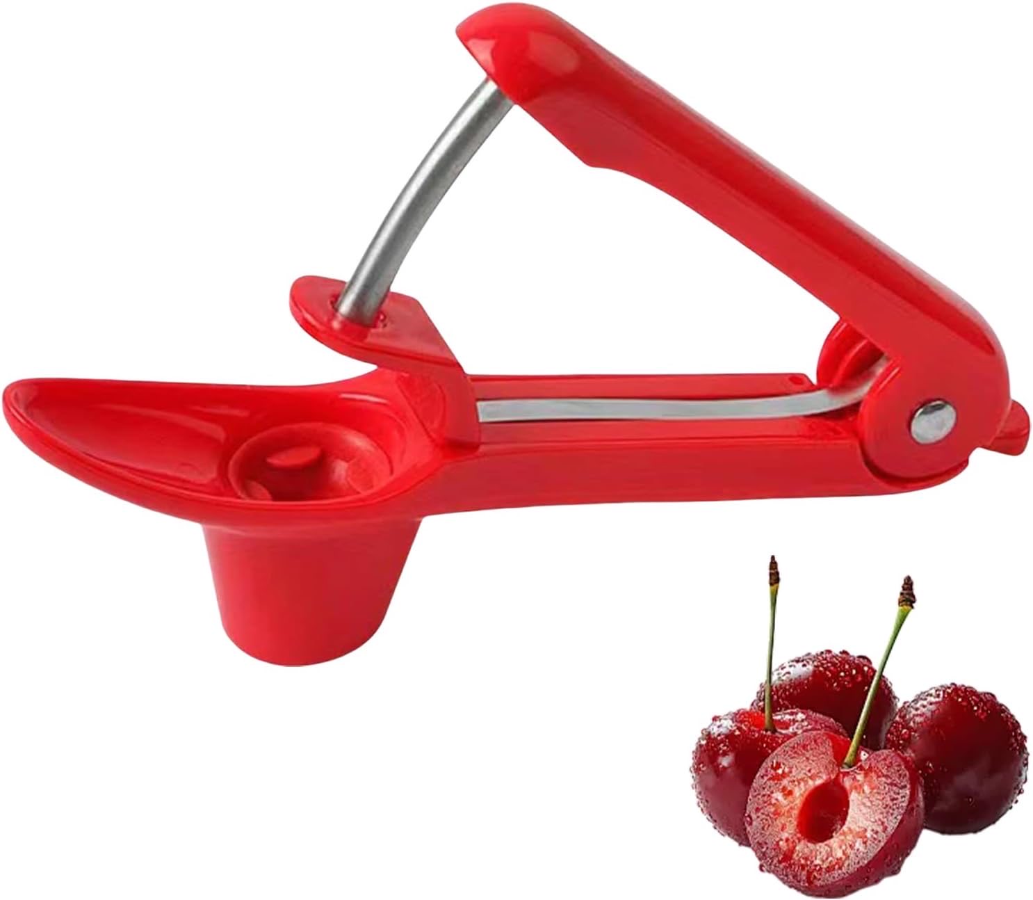 xianshi Kirschentkerner Edelstahl Rot