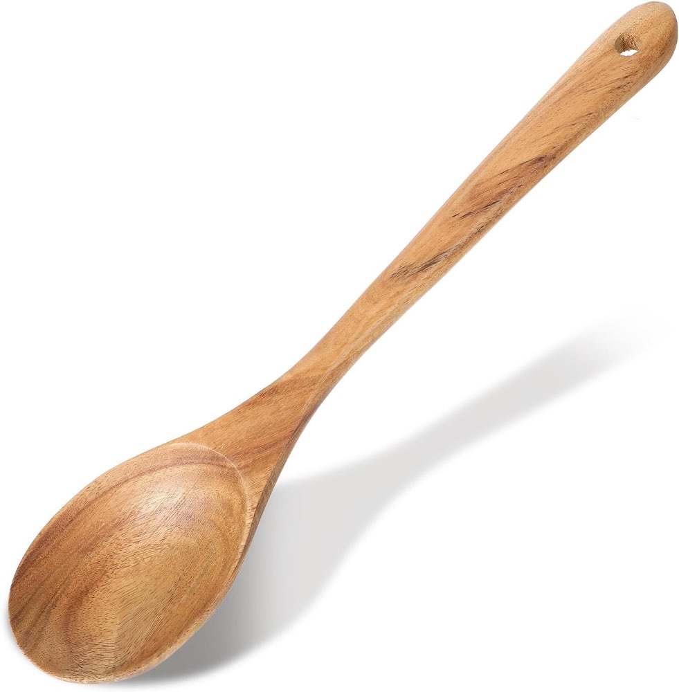 KALIONE Langer Holzlöffel rund ca. 33 cm