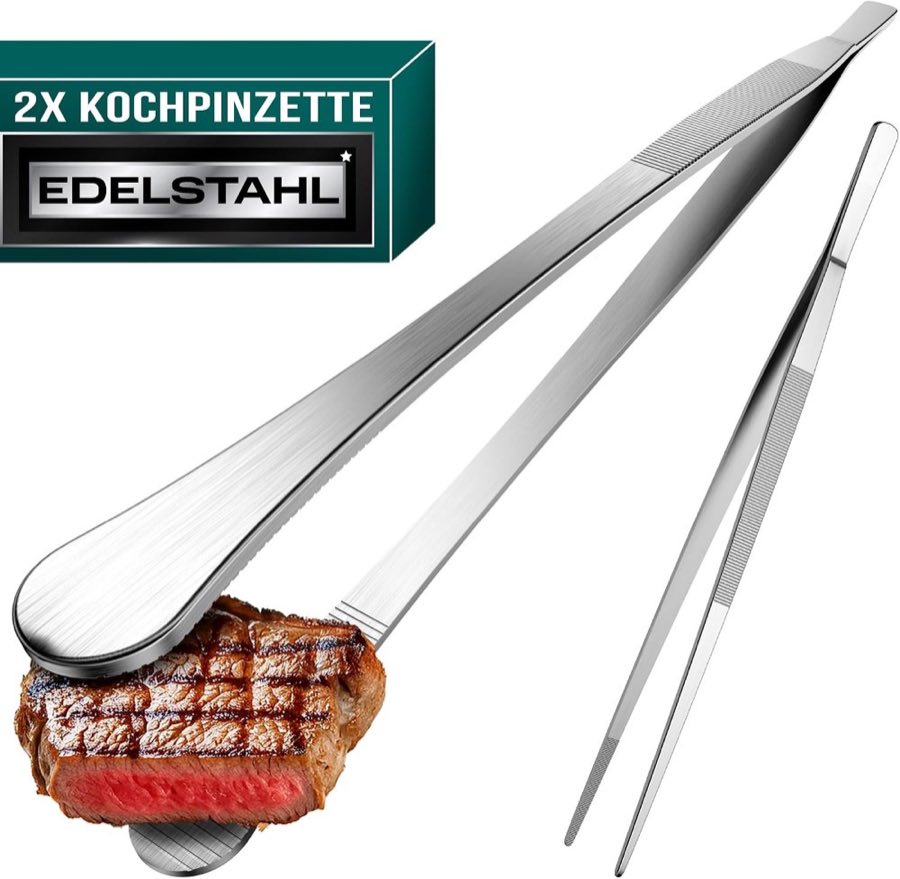 4happy Kochpinzette 2er-Set 30 cm