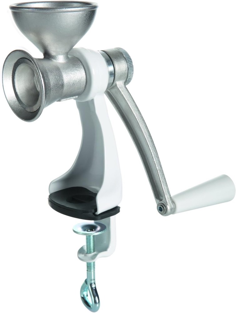 Jupiter 560500 Mohnmühle Edelstahl weiß